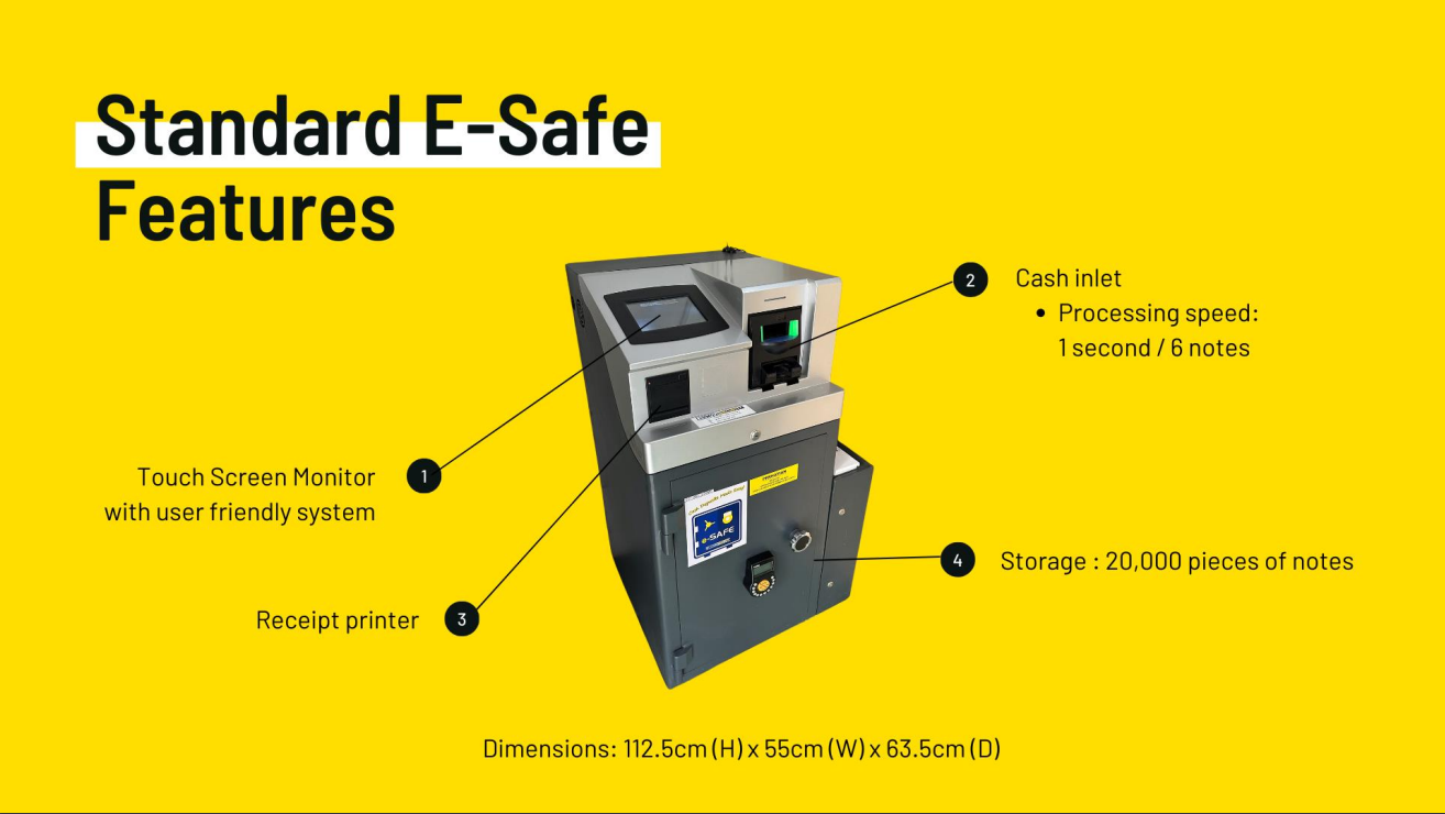 e-Safe Cash Deposit Machine – Armour Security